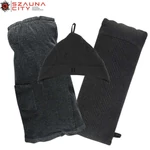 Kép 1/8 - Rento Kenno női szürke szauna textil szett