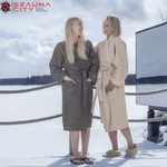 Kép 2/4 - Rento Kenno barna szauna köntös XXL/XXXL