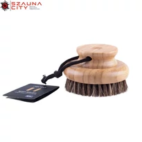 Rento dörzskefe kör alakú 9,5cm, hőkezelt bambusz