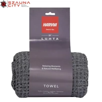 HARVIA szauna törülköző 80x160cm, 75% pamut, 25% len, szürke, SAC80303