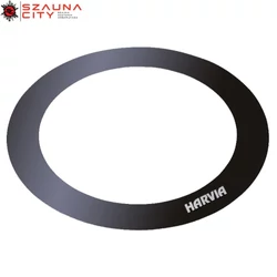 HARVIA Cilindro PC70E-90E rozsdamentes fekete acél beépíthető keret