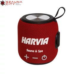 HARVIA Bluetooth hangszóró piros 5 W, 1800 mAh, IPX6 vízálló és hőálló max. 65℃