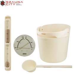 HARVIA Helmi szauna dézsa szett csontfehér