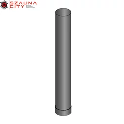 HARVIA 115mm átmérőjű fekete színű 100 cm hosszú füstcső Harvia fatüzelésű szaunakályhákhoz WZ100M