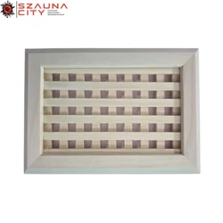 Szauna szellőzőrács nyárfából Szauna szellőzőrács nyárfából