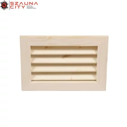 Süllyeszthető külső szellőző rács fenyőből  240x160x28 mm Süllyeszthető külső szellőző rács fenyőből  240x160x28 mm