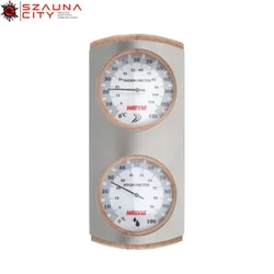 HARVIA luxus acél hő-páramérő kombi műszer