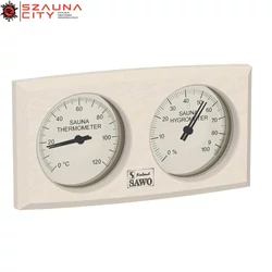 SAWO szauna hő-páramérő nyárfa kombi műszer 271-THBA