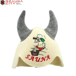 Szauna sapka Viking  100% gyapjú