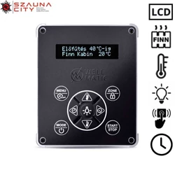 WELLMATIC LCD Finn szaunavezérlő 11kW WM-266