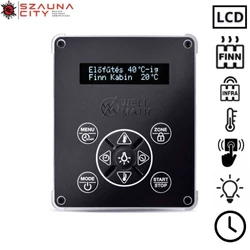 WELLMATIC LCD Kombi szaunavezérlő 11kW WM 272 WELLMATIC LCD Kombi szaunavezérlő 11kW WM 272