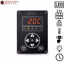 WELLMATIC LED Kombi szaunavezérlő 11kW SA-LED-FI 1.3