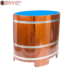 merülődézsa kambala fából műanyag kék színű betéttel 112x79cm