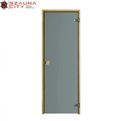 fenyő szauna ajtó bronz edzett üveggel 690x1890mm