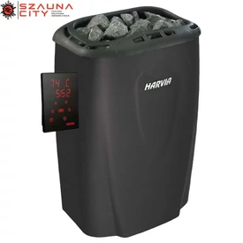 HARVIA Moderna V80XE Black szaunakályhs integrált külső vezérlővel