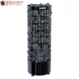 HARVIA Cilindro PC90E Black beépített vezérlő nélküli szaunakályha 9.0Kw