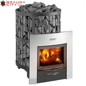 HARVIA Legend 240 DUO fatüzelésű szaunakályha luxus falátvezető idommal
