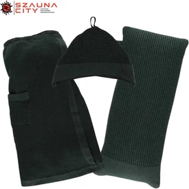 Rento Kenno női zöld színű szauna textil szett