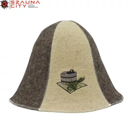 Szauna sapka 100% gyapjú harang