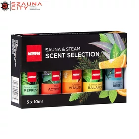 HARVIA Sauna&amp;Steam szett 5x10ml illatanyag
