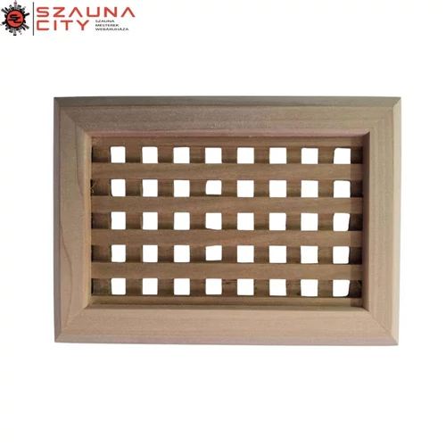 Szauna szellőzőrács themro nyárfából