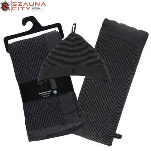 Rento Kenno férfi szürke szauna textil szett